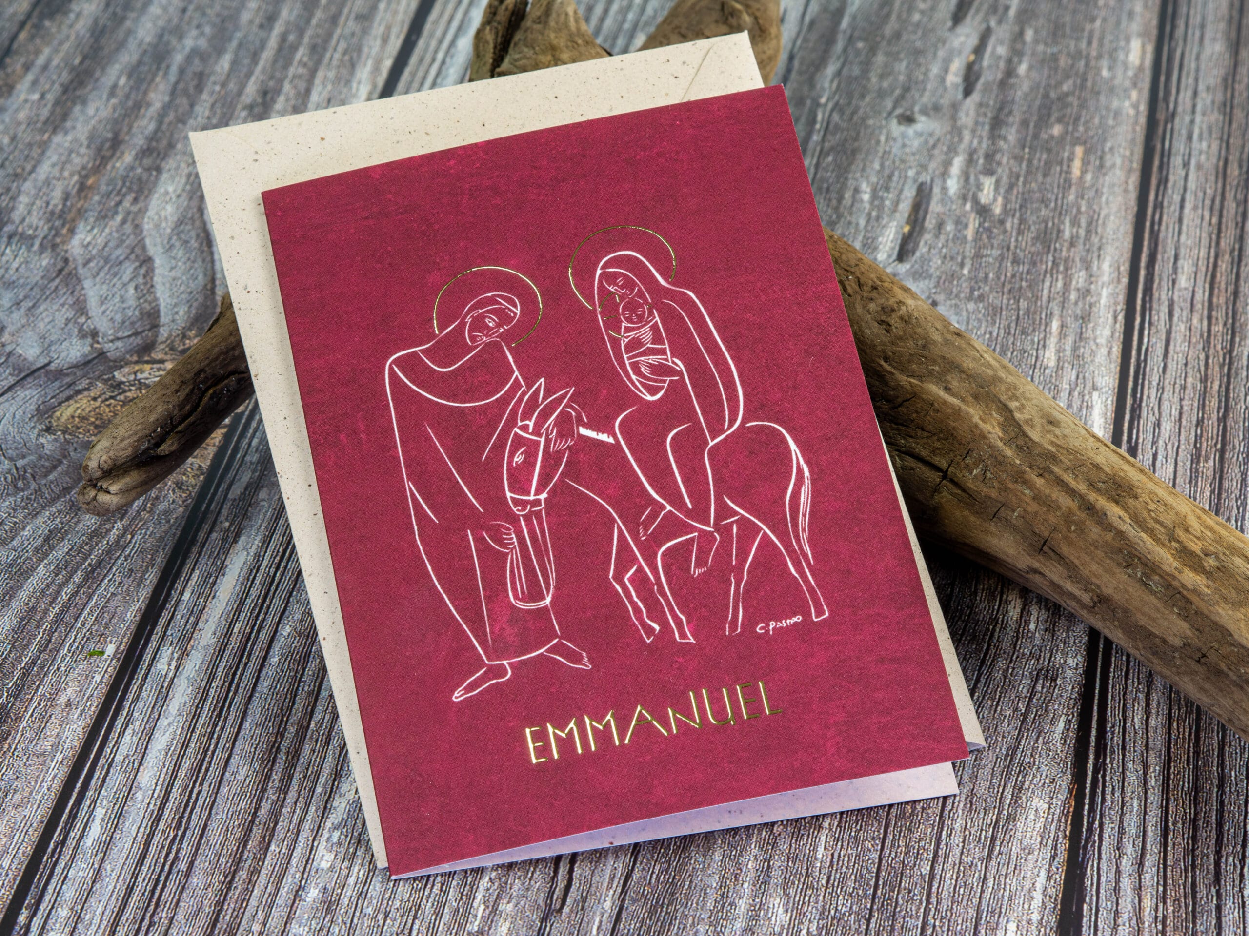 emmanuel - kartka świąteczna z kopertą