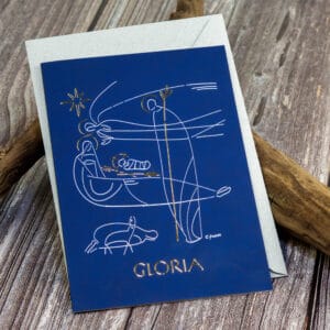 gloria - kartka świąteczna z kopertą