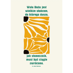 plakat - słonecznik