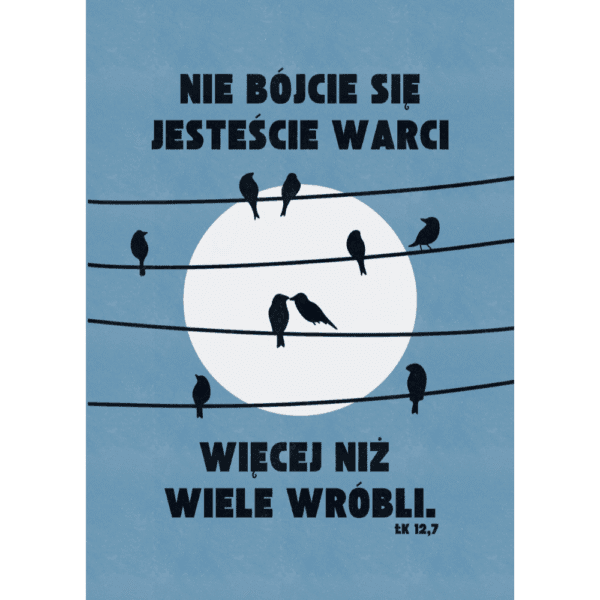 plakat - nie bójcie się